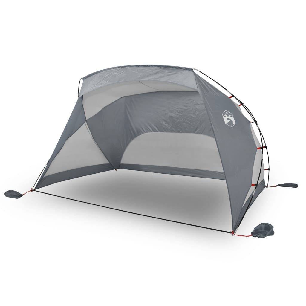 Strandtält grått 274x178x170/148 cm 185T taft