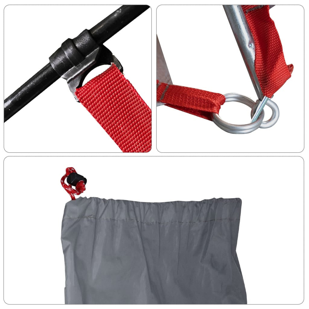 Rantateltta harmaa 274x178x170/148 cm 185T tafti