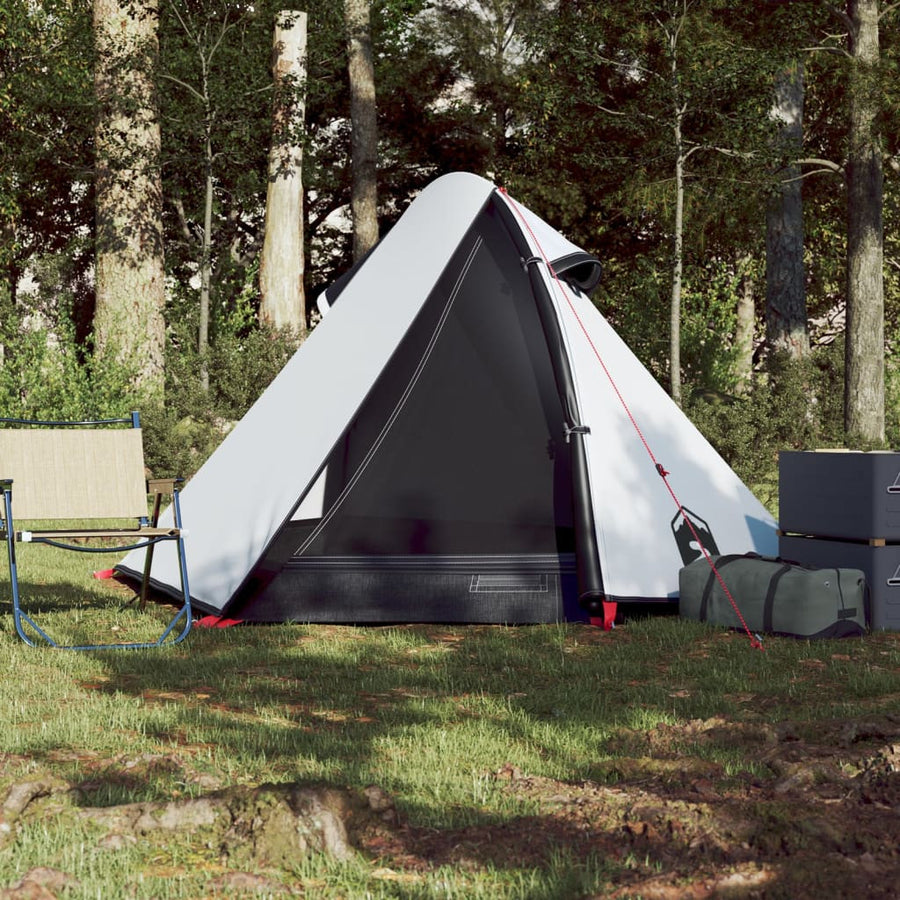 Retkiteltta 2 hengelle valkoinen 267x154x117 cm 185T tafti