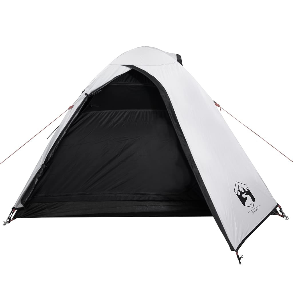 Resetält för 2 personer, vitt, 264x210x125 cm, 185T taffeta