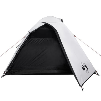 Resetält för 2 personer, vitt, 264x210x125 cm, 185T taffeta