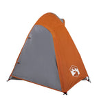 Retkiteltta 2 hengelle harmaa/oranssi 254x135x112 cm 185T tafti