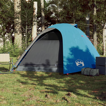 Resetält för 4 personer, blått, 267x272x145 cm, 185T taffeta