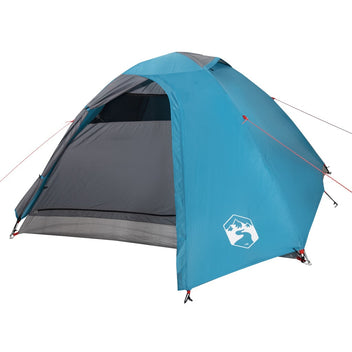 Resetält för 4 personer, blått, 267x272x145 cm, 185T taffeta