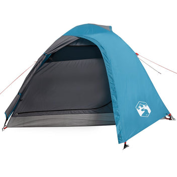 Resetält för 4 personer, blått, 267x272x145 cm, 185T taffeta