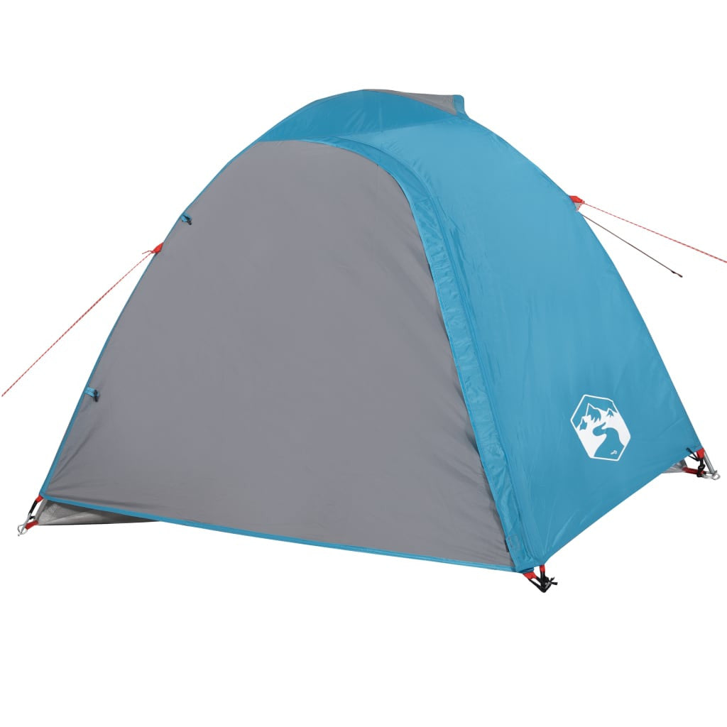 Resetält för 4 personer, blått, 267x272x145 cm, 185T taffeta