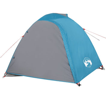 Resetält för 4 personer, blått, 267x272x145 cm, 185T taffeta