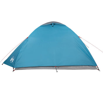 Resetält för 4 personer, blått, 267x272x145 cm, 185T taffeta