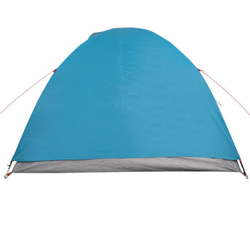 Resetält för 4 personer, blått, 267x272x145 cm, 185T taffeta