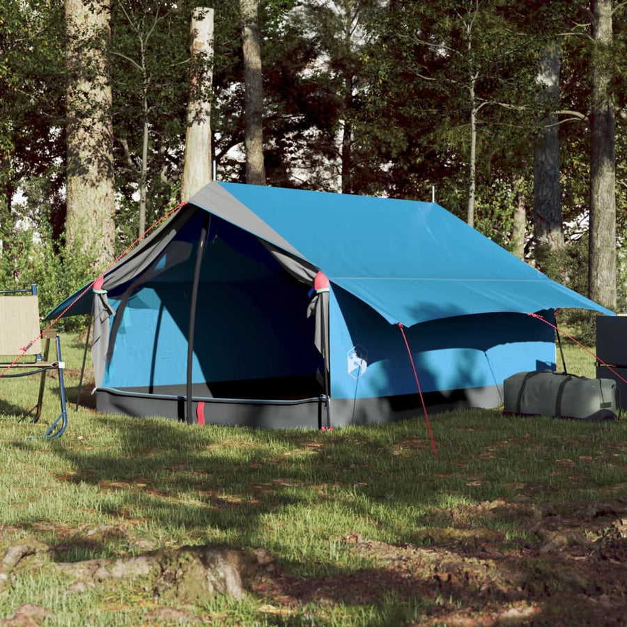Retkiteltta 2 hengelle sininen 193x122x96 cm 185T tafti