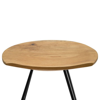 Barstolar, 2 st, massiv teak
