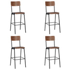 Baarijakkarat 4 kpl täysi vaneri teräs