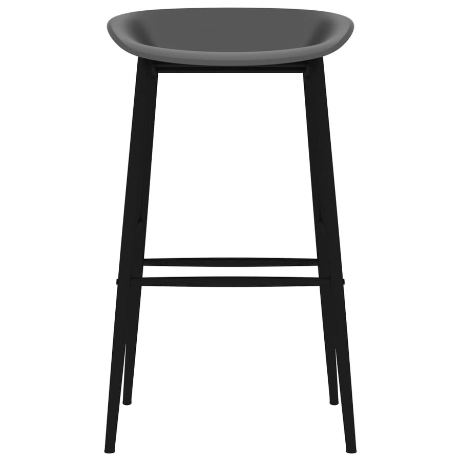 Barstolar, 2 st, grå