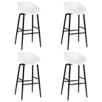 Baarituolit 4 kpl valkoinen