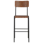 Baarijakkarat 2 kpl ruskea vaneri teräs