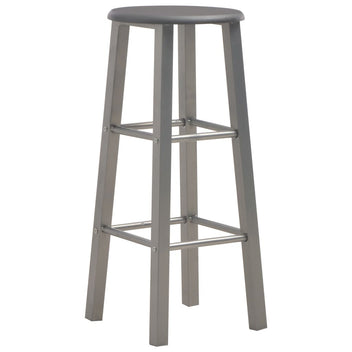 Barstolar, 2 st, antracit MDF