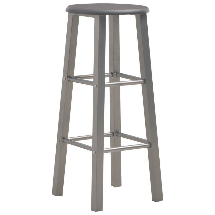 Barstolar, 2 st, antracit MDF