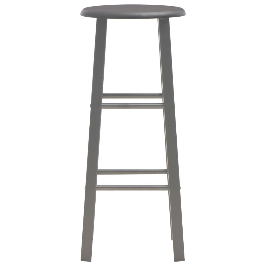 Barstolar, 2 st, antracit MDF