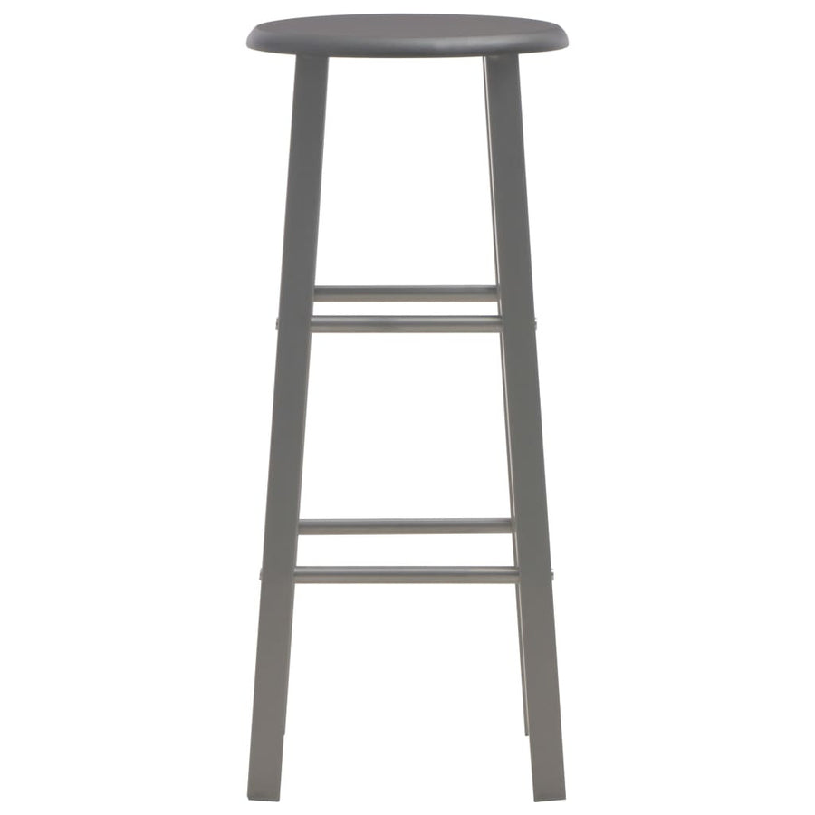 Barstolar, 2 st, antracit MDF
