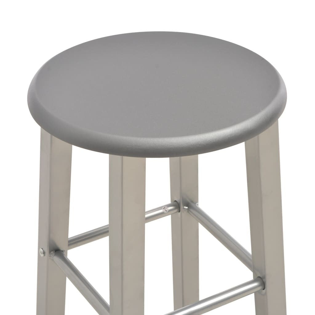Barstolar, 2 st, antracit MDF