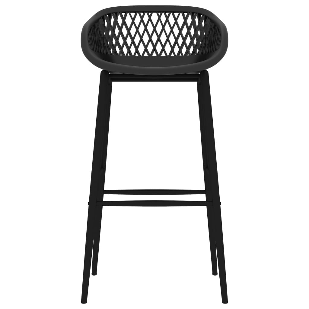 Baarituolit 2 kpl musta