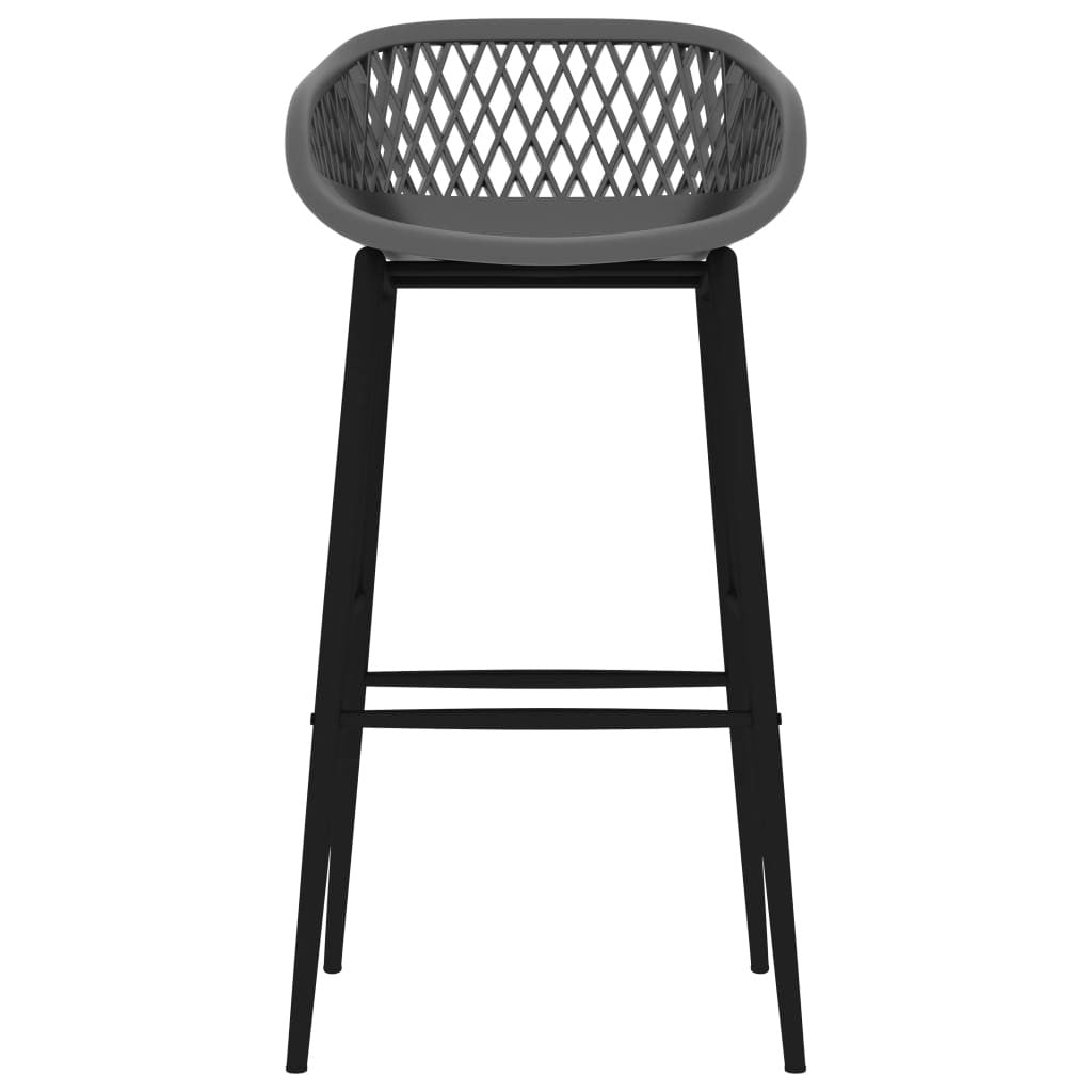 Baarituolit 4 kpl harmaa