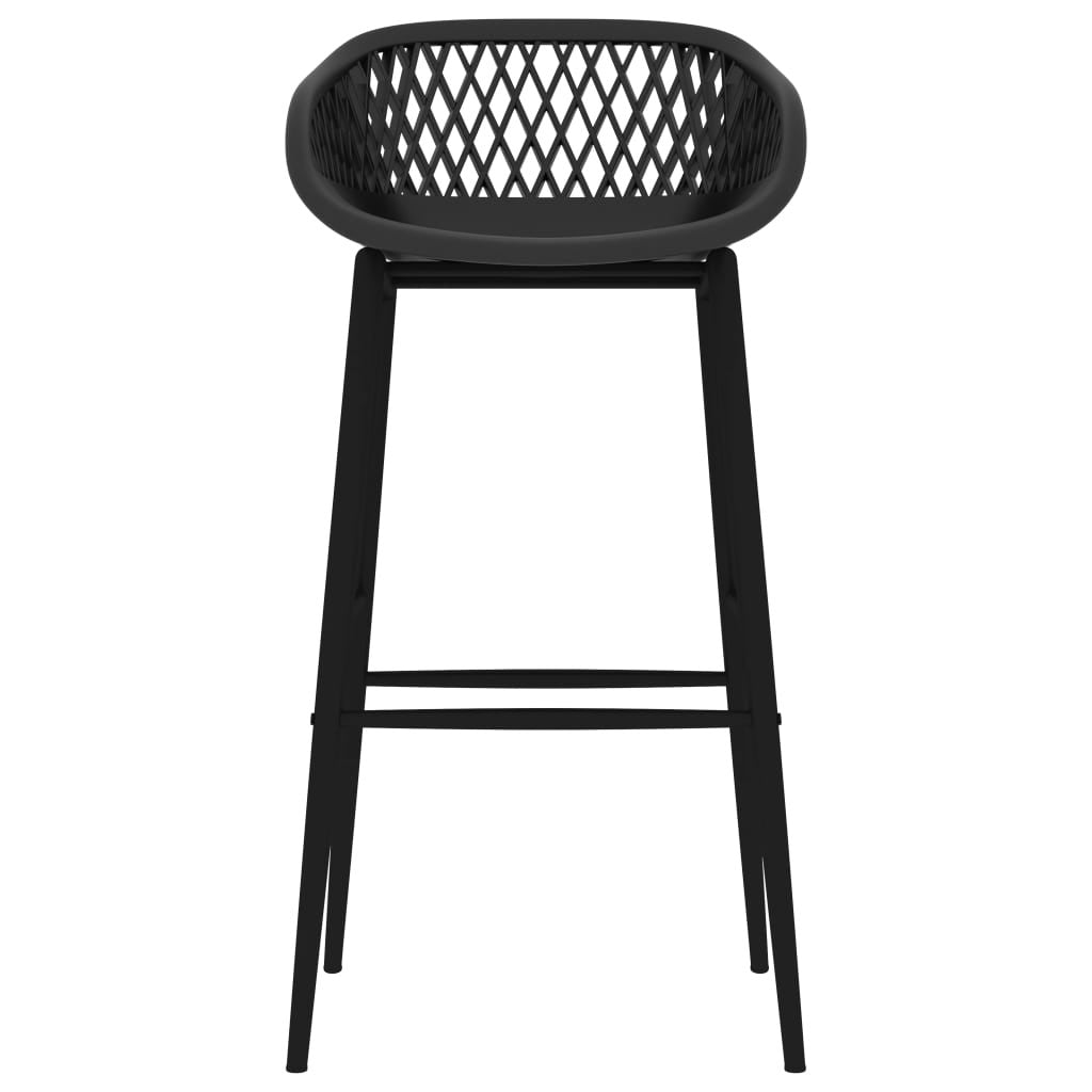 Baarituolit 4 kpl musta