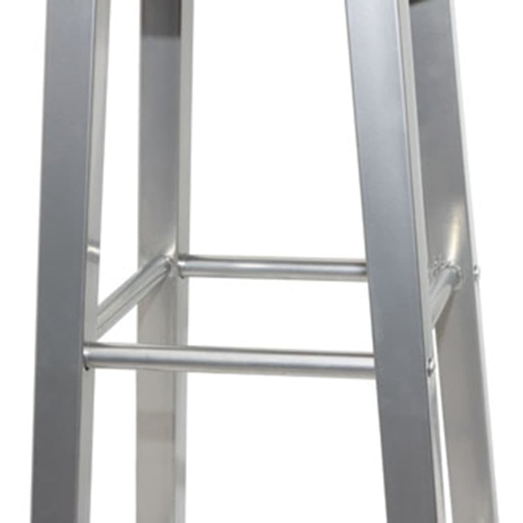 Baarijakkarat 4 kpl hopea ja ruskea MDF