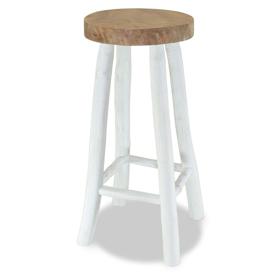 Barstol, massiv teak