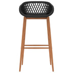 Baarituolit 2 kpl musta