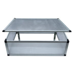 POHJOLA GARDEN Minikasvihuone / kasvatuslaatikko L 78 x 58 x 30cm, harmaa