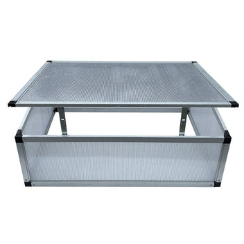 Miniväxthus 78 x 58 x 30 cm – öppningsbart lock, 4 mm polykarbonat