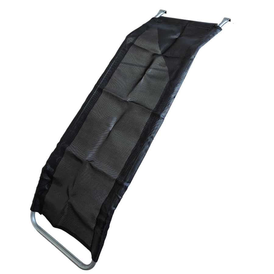 Hoppborg med rutschkana 125 x 55 cm – stålram, vadderade kanter, enkel montering
