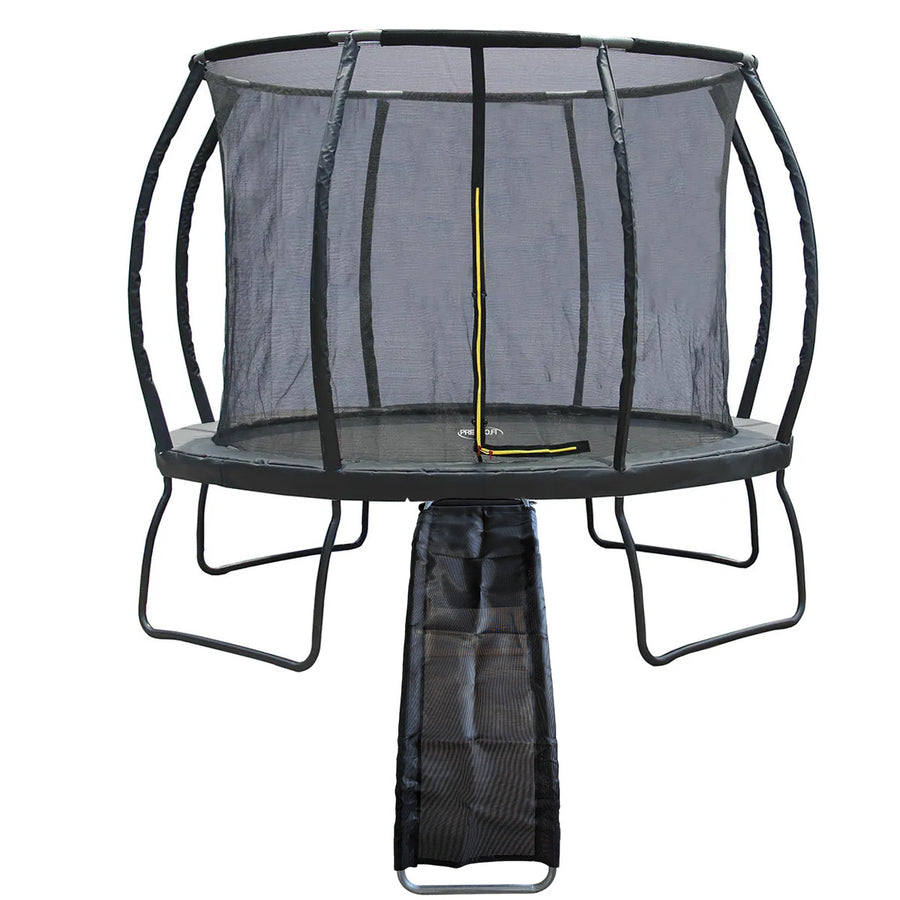 Hoppborg med rutschkana 125 x 55 cm – stålram, vadderade kanter, enkel montering