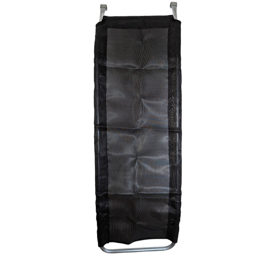 Hoppborg med rutschkana 125 x 55 cm – stålram, vadderade kanter, enkel montering