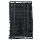 POHJOLAN LEMMIKKITARVIKE Kasaantaitettava Lemmikkihäkki L, 91 x 57 x 63,5cm, Musta