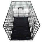 POHJOLAN LEMMIKKITARVIKE Kasaantaitettava Lemmikkihäkki L, 91 x 57 x 63,5cm, Musta
