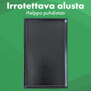 Husdjursbur 107 x 69 x 75 cm – hopfällbar, 2 dörrar, dubbellås, svart