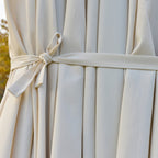 aurinkovarjo ovaali kerma valkoinen 440 x 256 cm