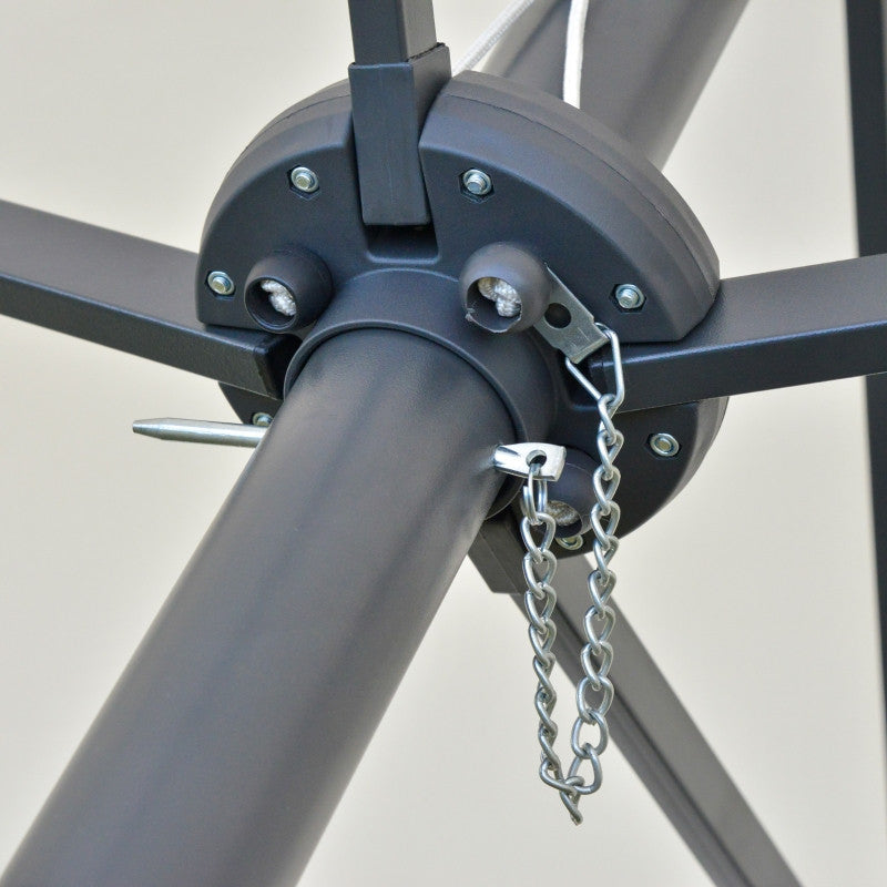 aurinkovarjo ovaali kerma valkoinen 440 x 256 cm