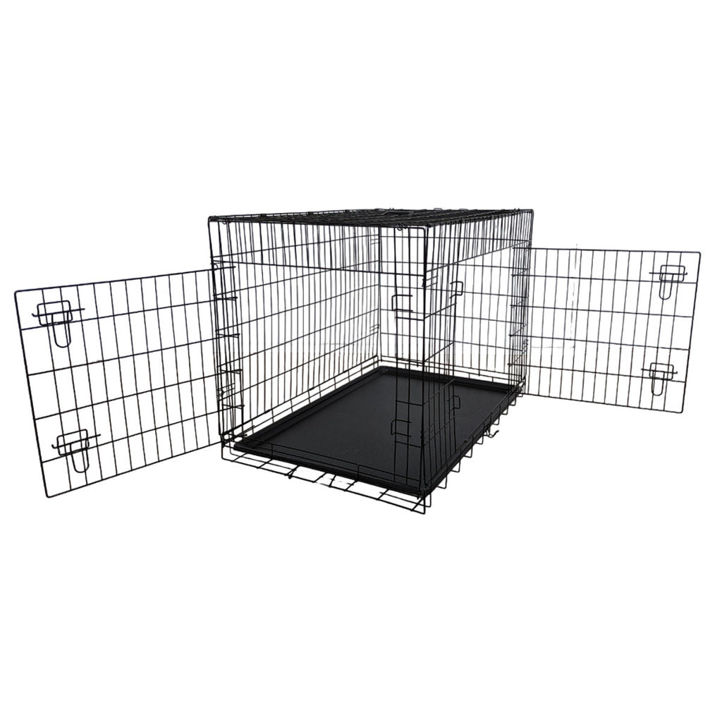 POHJOLAN LEMMIKKITARVIKE Kasaantaitettava Lemmikkihäkki XL, 107 x 69 x 75 cm, Musta
