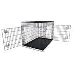 POHJOLAN LEMMIKKITARVIKE Kasaantaitettava Lemmikkihäkki XL, 107 x 69 x 75 cm, Musta