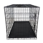 POHJOLAN LEMMIKKITARVIKE Kasaantaitettava Lemmikkihäkki XL, 107 x 69 x 75 cm, Musta