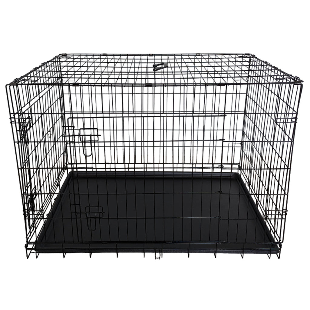 POHJOLAN LEMMIKKITARVIKE Kasaantaitettava Lemmikkihäkki XL, 107 x 69 x 75 cm, Musta