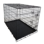 POHJOLAN LEMMIKKITARVIKE Kasaantaitettava Lemmikkihäkki XL, 107 x 69 x 75 cm, Musta