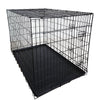 Pohjolan Lemmikkitarvike Kasaantaitettava Koirahäkki XXL, 121 x 74 x 80,5 cm, Musta