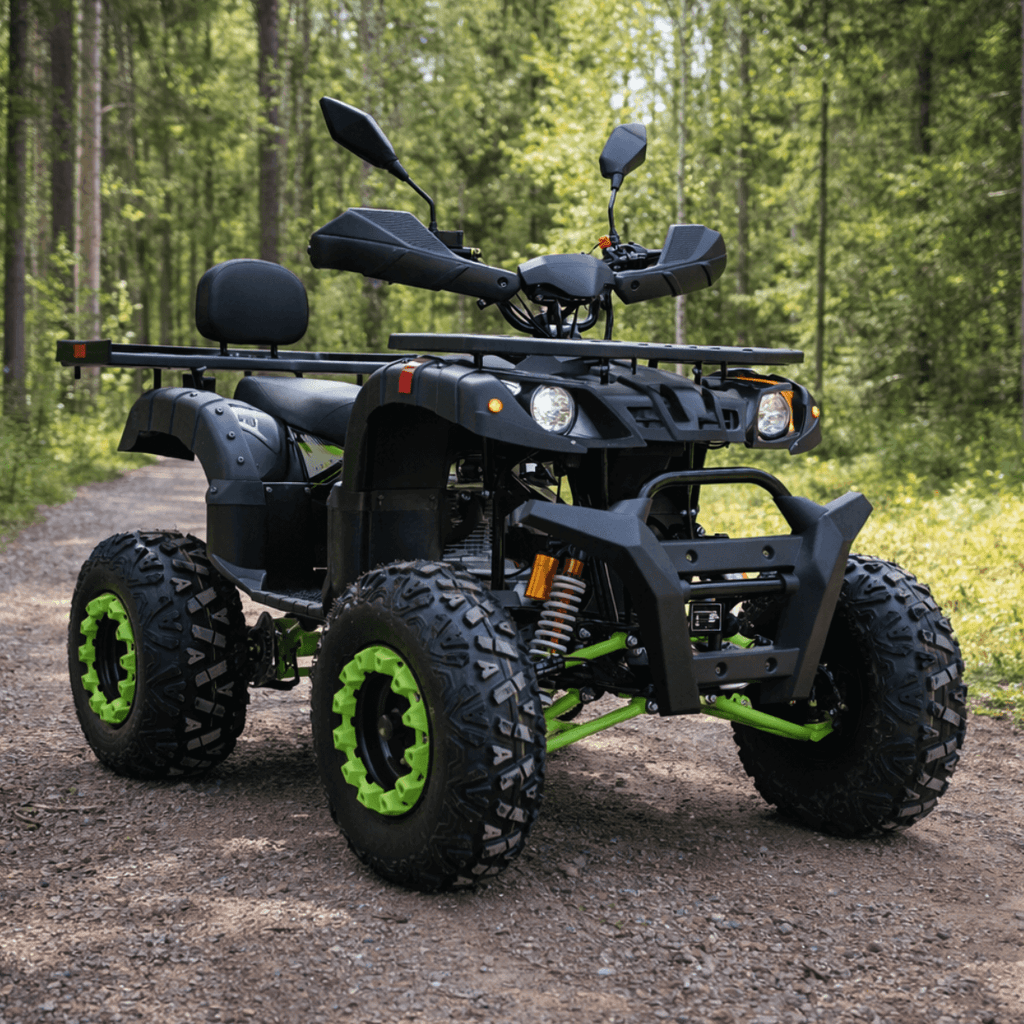 Pohjola Motors Mönkijä 250CC, 4-Tahtimoottori, 4+R, Musta/Vihreä