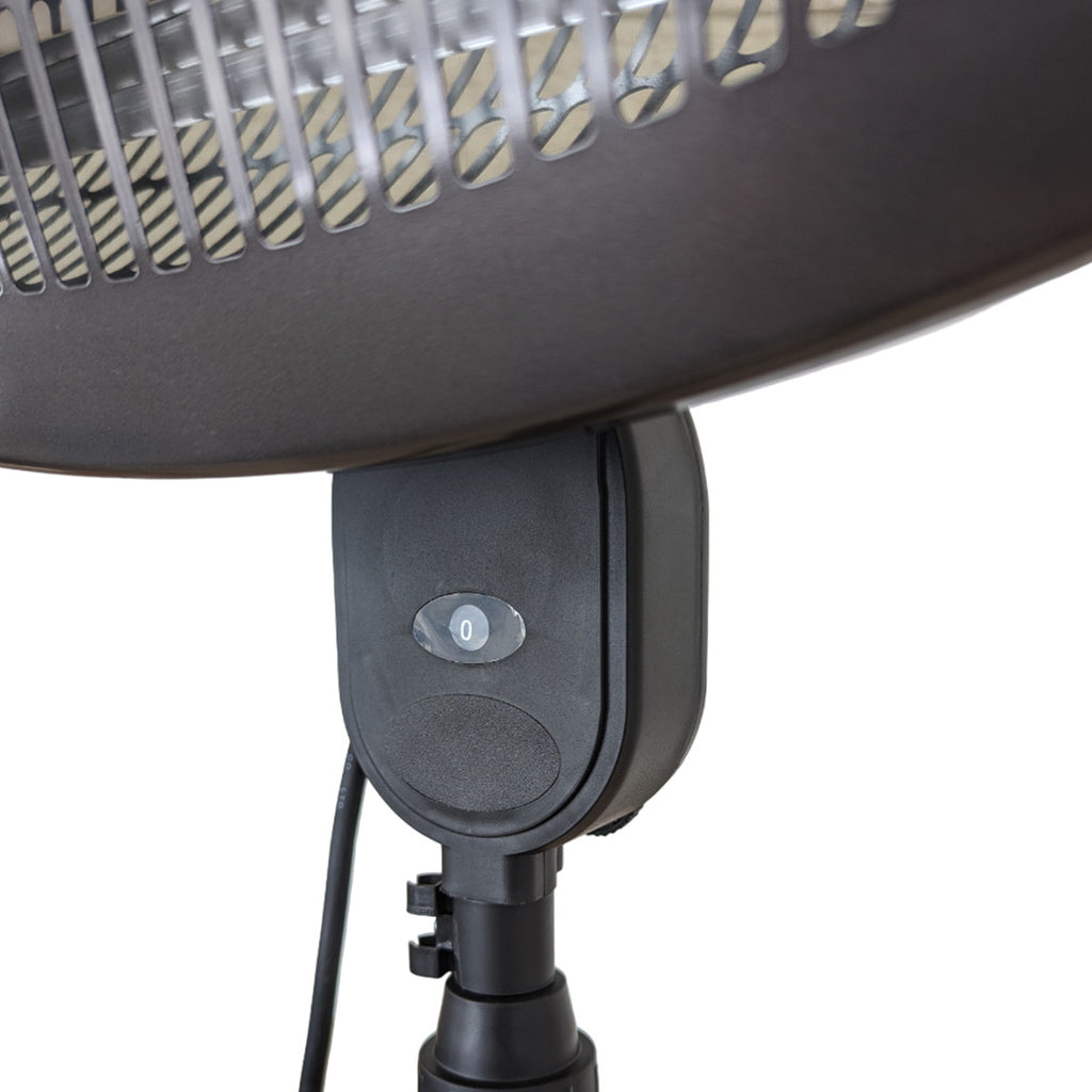 Säädettävä Parvekelämmitin / Terassilämmitin Kvartsi Jalalla 2000W IP34