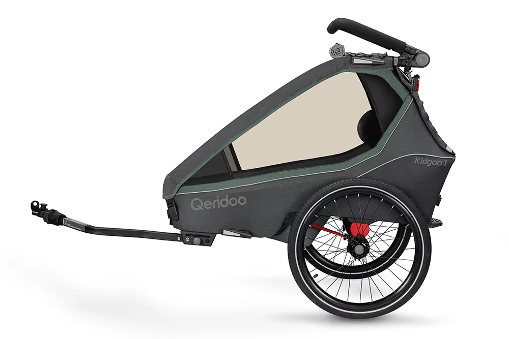 Qeridoo KidGoo1 Polkupyörän Peräkärry 1 Lapselle