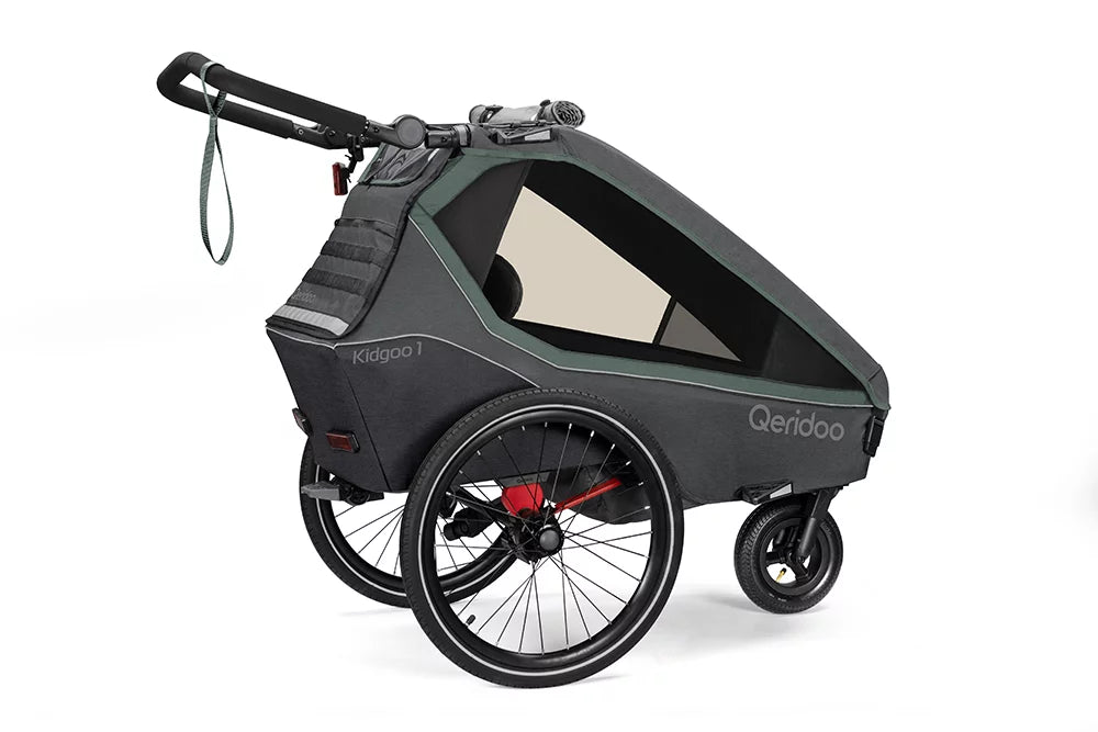 Qeridoo KidGoo1 Polkupyörän Peräkärry 1 Lapselle